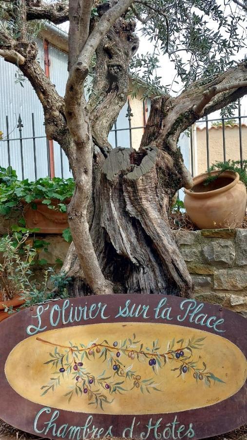 L'Olivier Sur La Place La Rochegiron Exterior foto